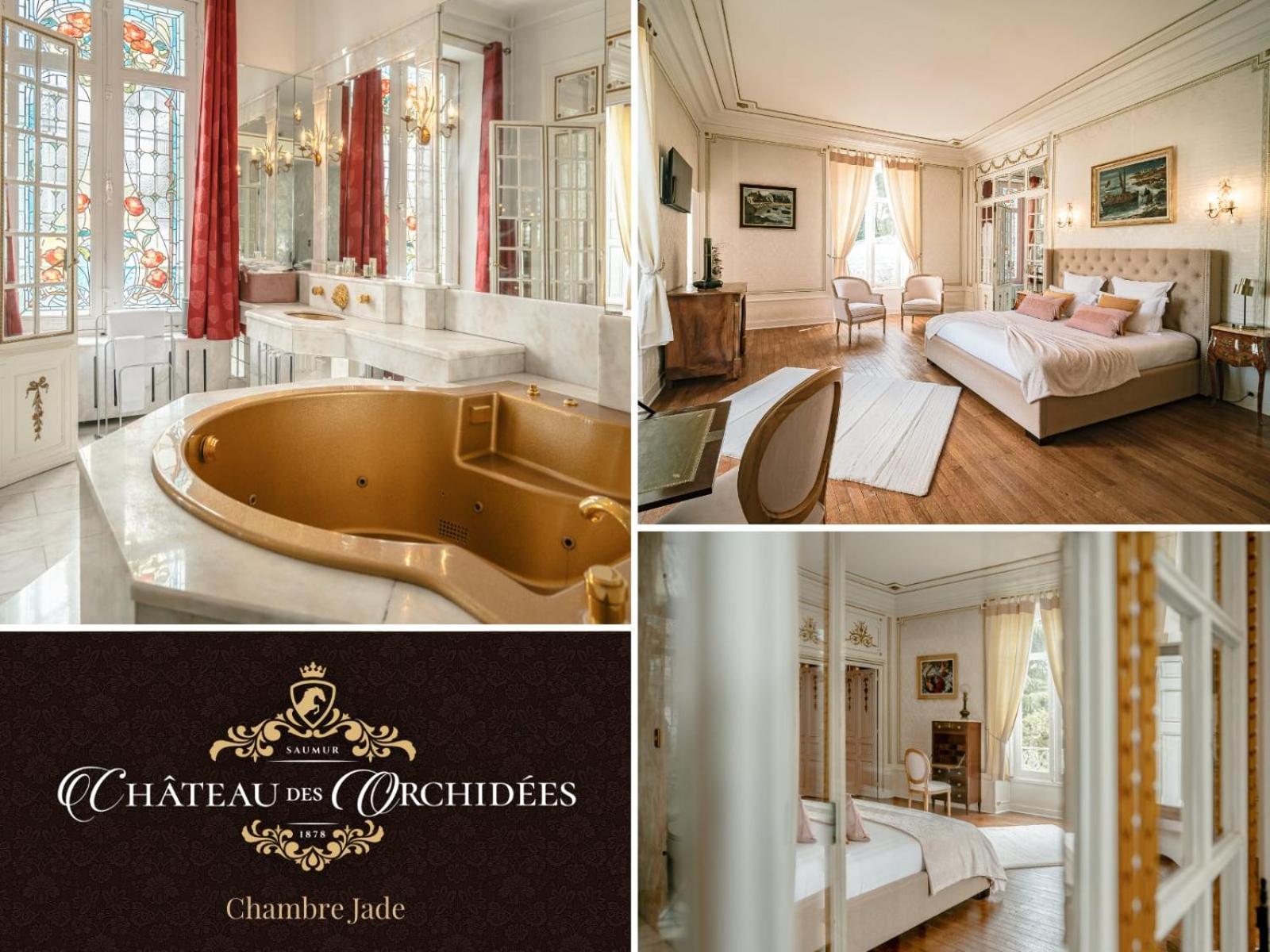 Chateau Des Orchidees En Val De Loire Saumur Eksteriør bilde